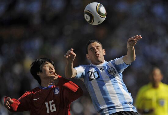 2010 FIFA World Cup. Argentina vs. Korea Republic