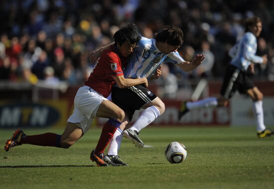 2010 FIFA World Cup. Argentina vs. Korea Republic
