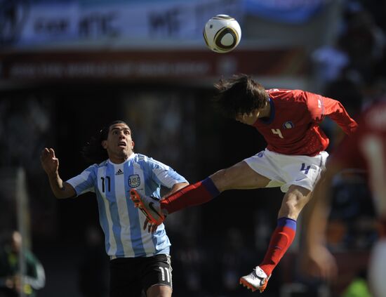 2010 FIFA World Cup. Argentina vs. Korea Republic