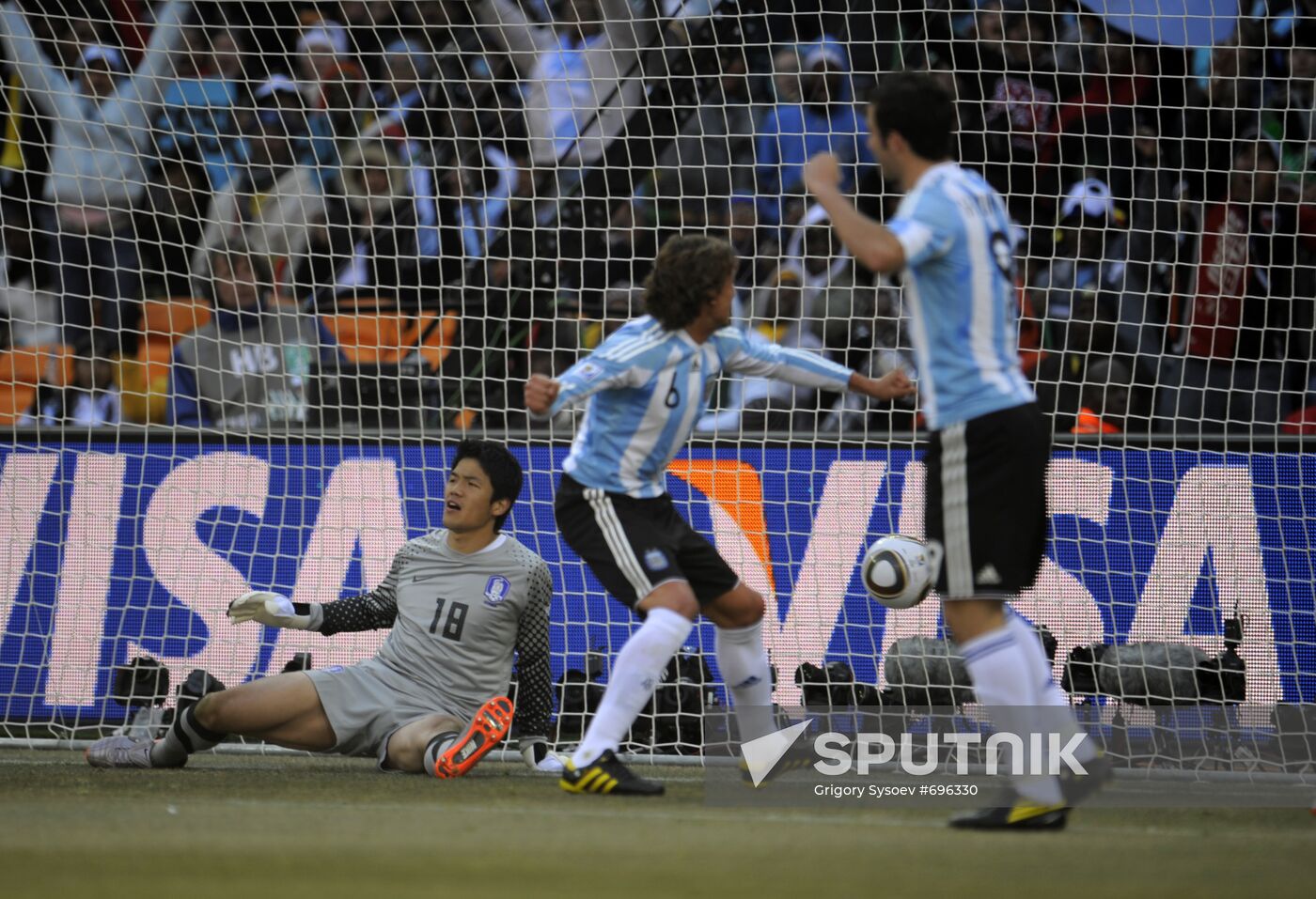 2010 FIFA World Cup. Argentina vs. Korea Republic