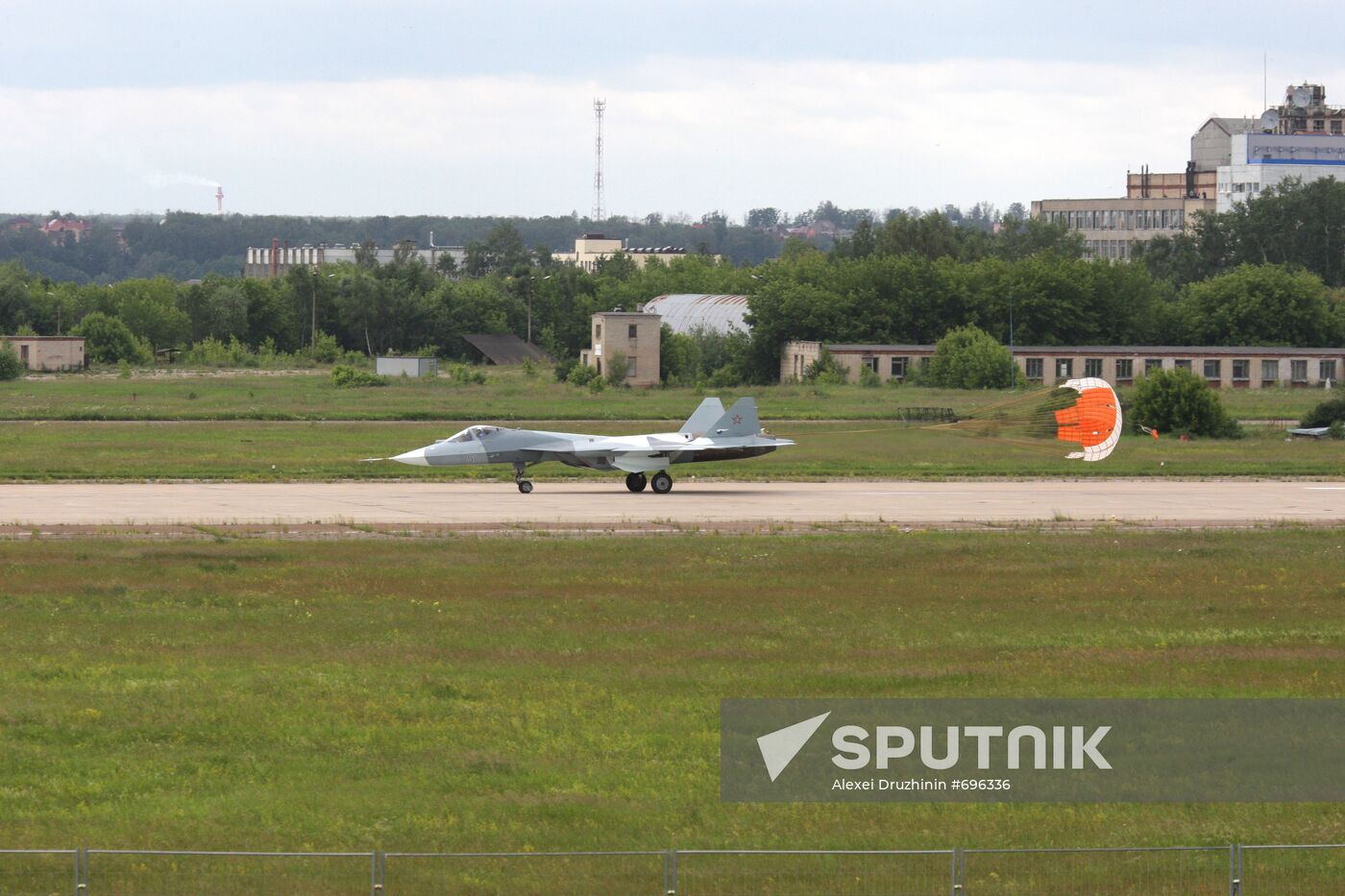 Test flight of T-50, fifth generation fighter aircraft