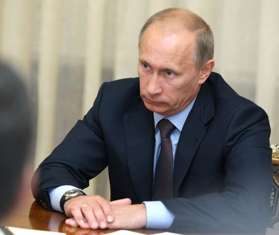 Vladimir Putin meets with Chevron Corp management