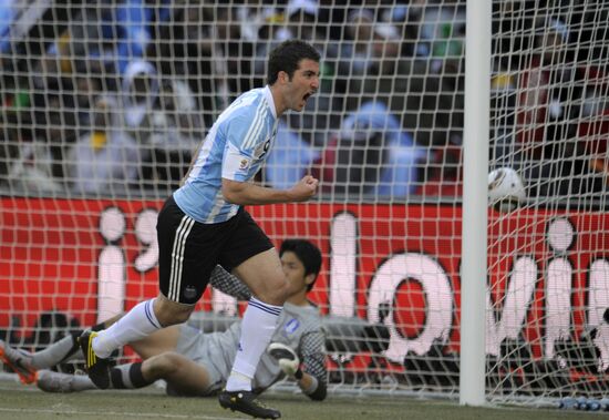 2010 FIFA World Cup. Argentina vs. Korea Republic