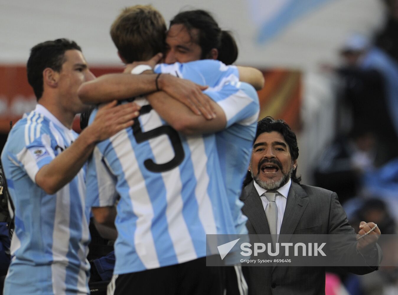 2010 FIFA World Cup. Argentina vs. Korea Republic