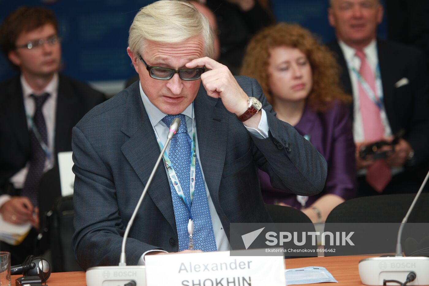 Alexander Shokhin at SPIEF