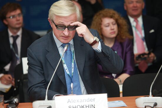 Alexander Shokhin at SPIEF