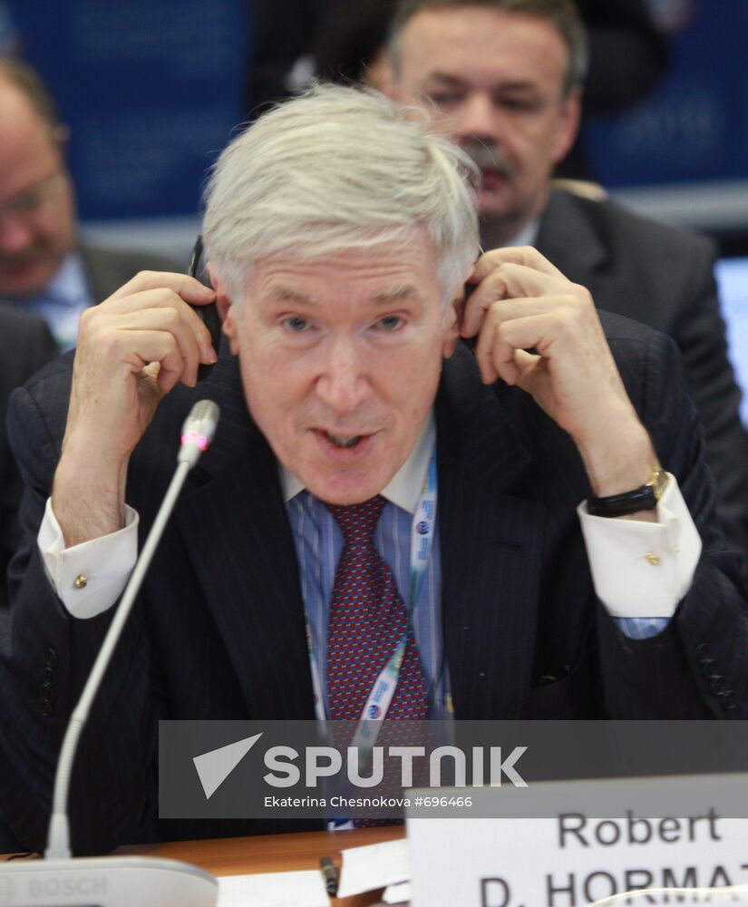 Robert Hormats at SPIEF