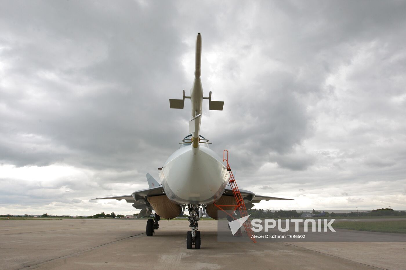 Test flight of T-50, fifth generation fighter aircraft