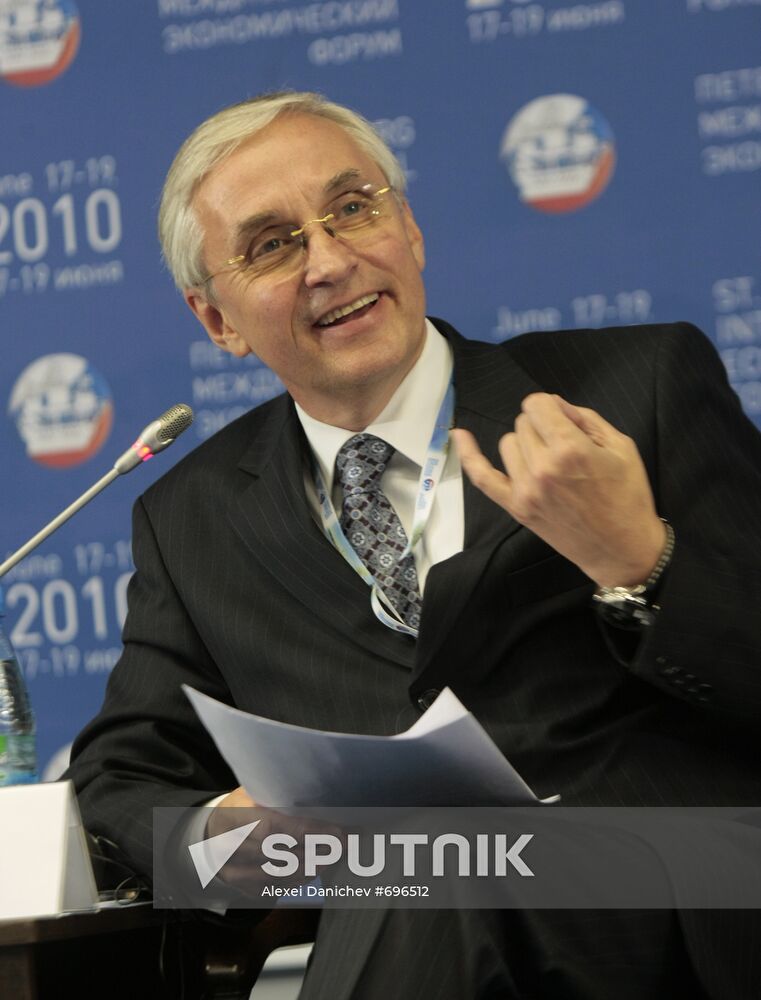 Igor Yurgens at SPIEF