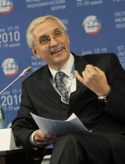 Igor Yurgens at SPIEF