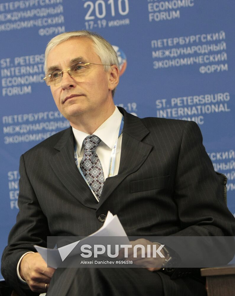 Igor Yurgens at SPIEF