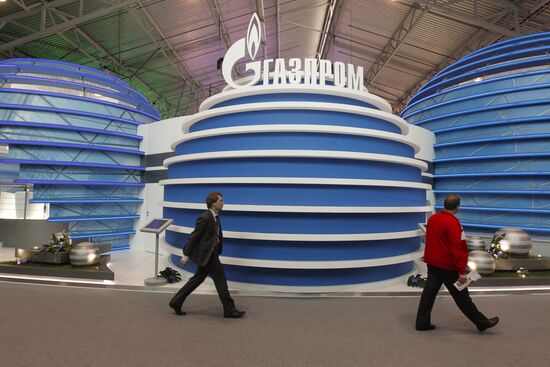 Gazprom stand
