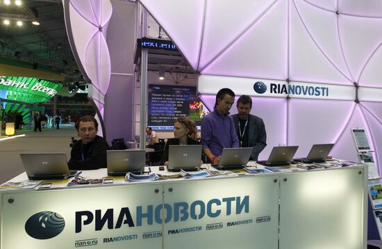RIA Novosti stand