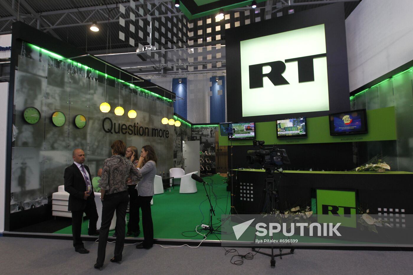 Russia Today stand