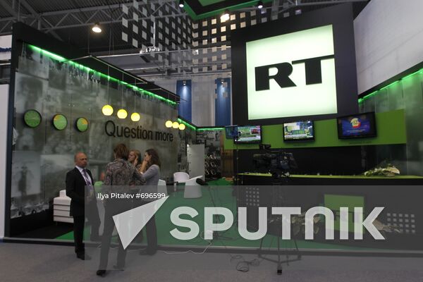 Russia Today stand