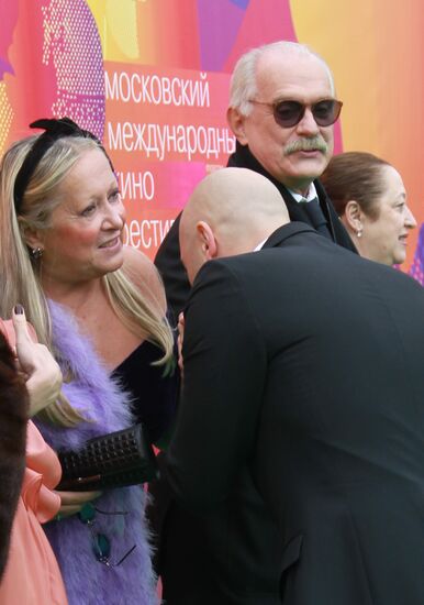 Tatyana Mikhalkova, Fyodor Bondarchyuk and Nikita Mikhalkov