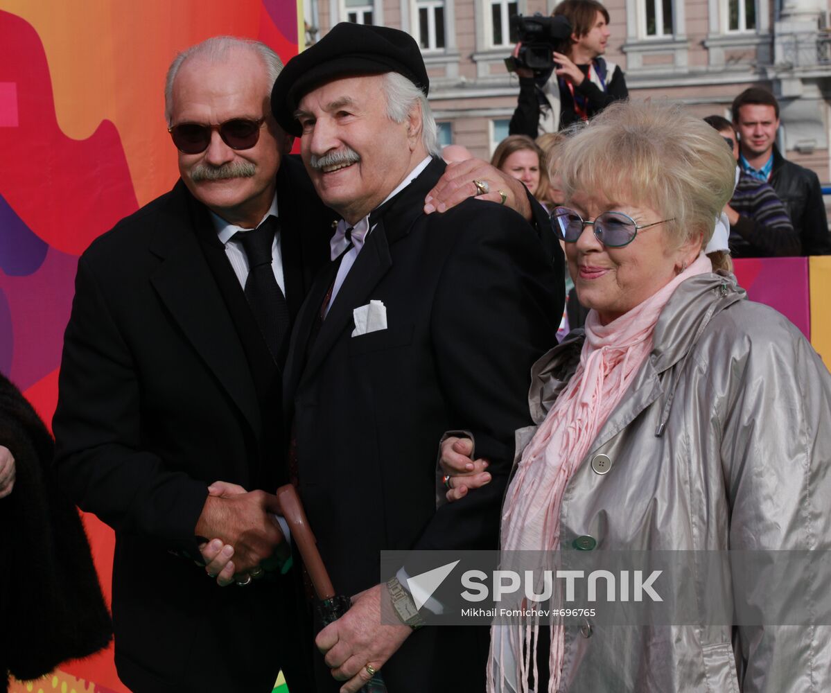 Nikita Mikhalkov, Vladimir Zeldin and Ivetta Kapralova
