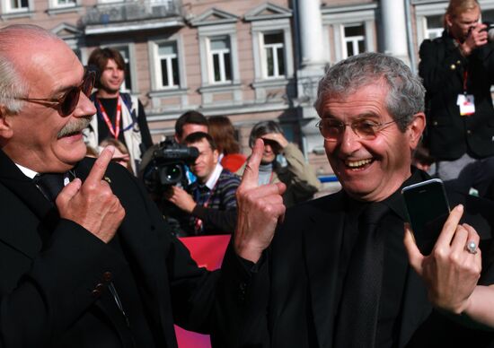 Nikita Mikhalkov and Claude Lelouche