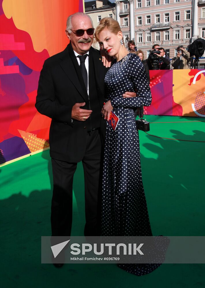 Nikita Mikhalkov and Renata Litvinova