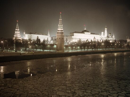 View of the Moscow Kremlin from the Moskva River