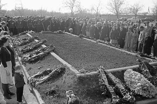 Soviet soldiers' common grave on Mamayev Hill