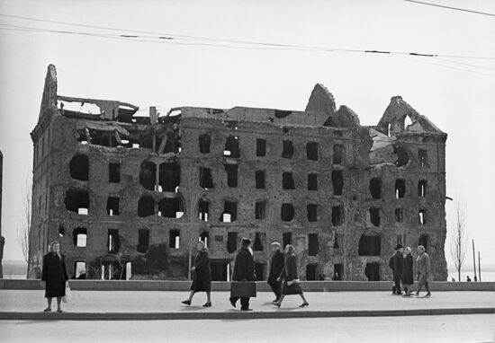 Ruins of the central city mill house
