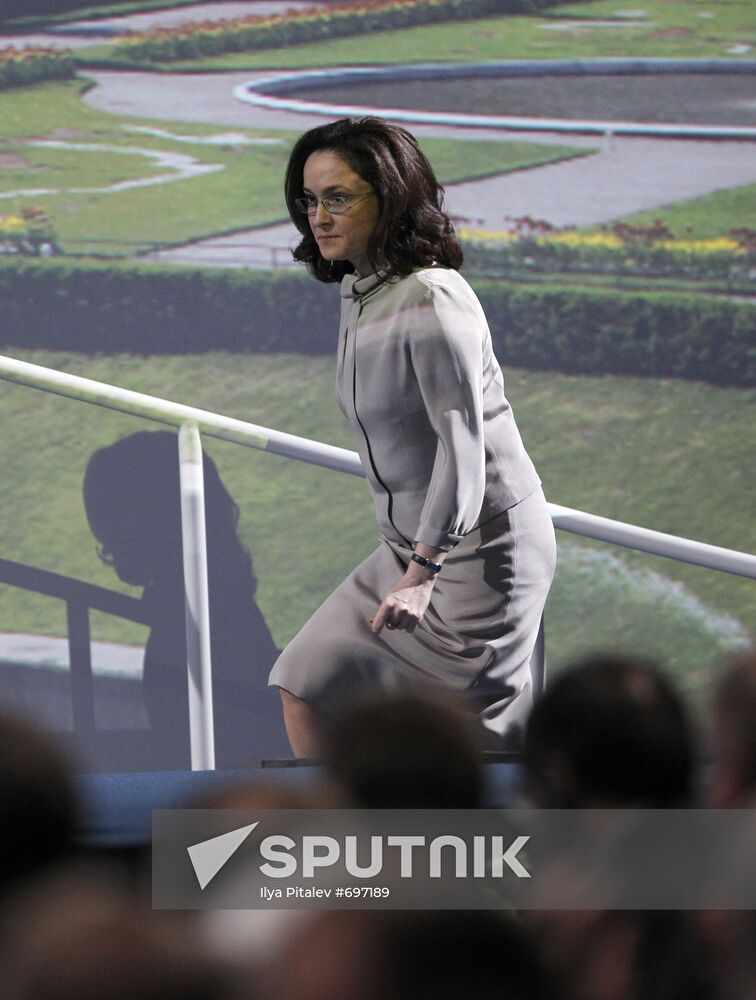 Elvira Nabiullina at SPIEF