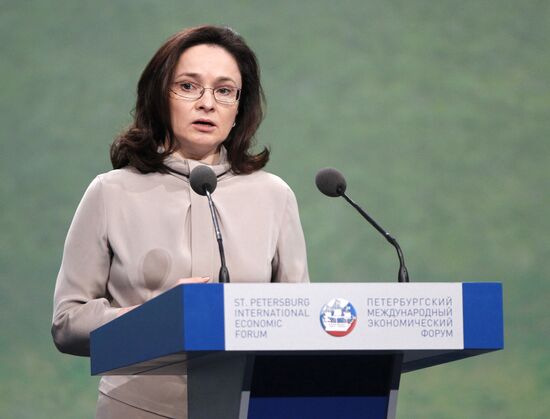 Elvira Nabiullina at SPIEF