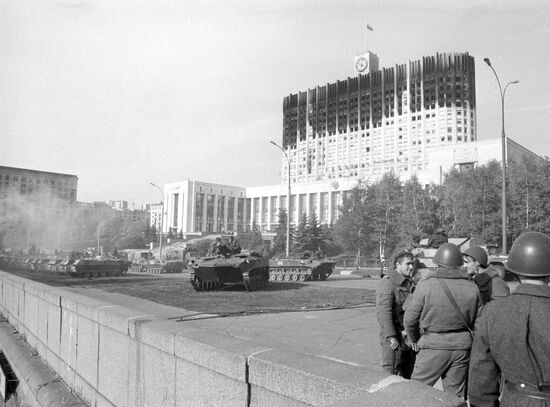 Russian Government House siege attempt