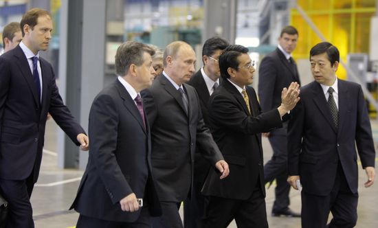 Vladimir Putin on working visit to Yaroslavl region