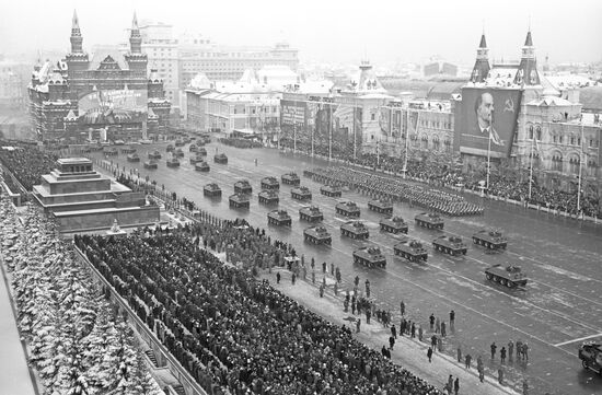 Military parade on Red Square