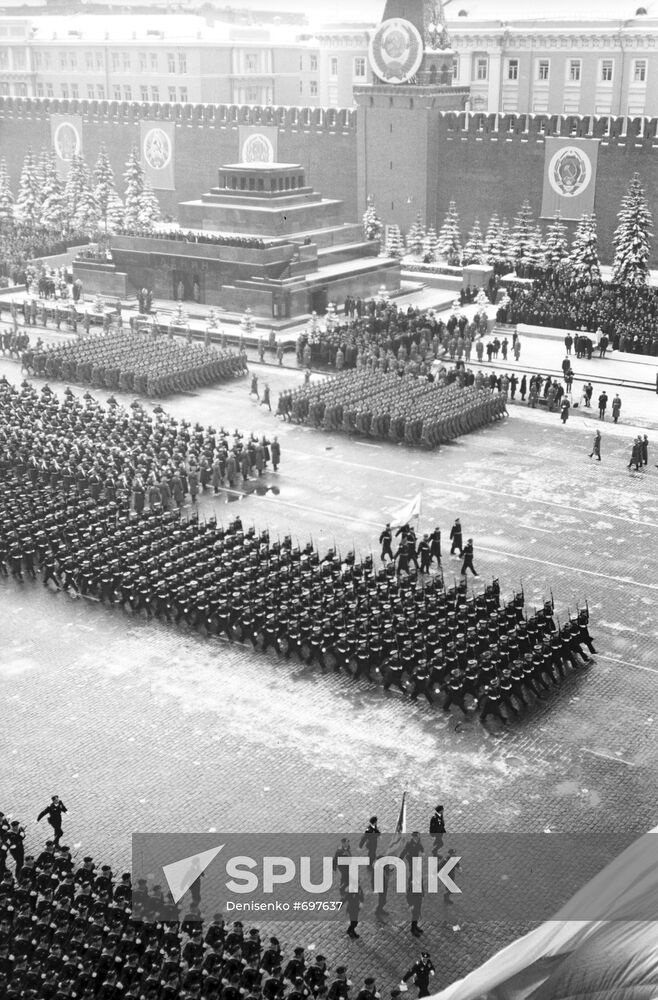 Military parade on Red Square