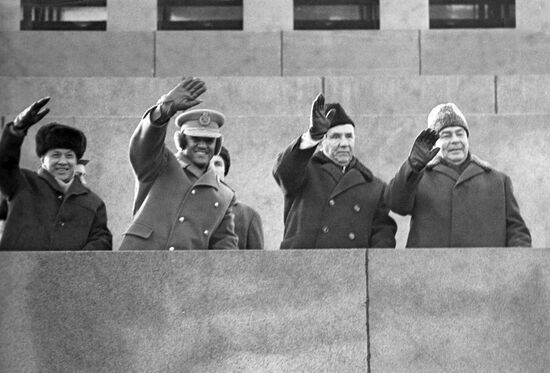 Military parade on Red Square
