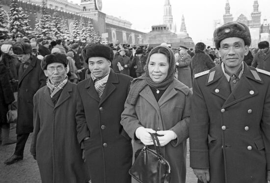 Military parade on Red Square