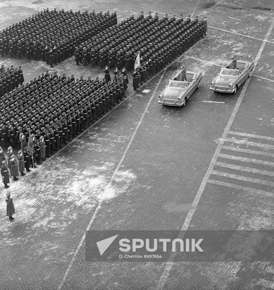 Military parade on Red Square