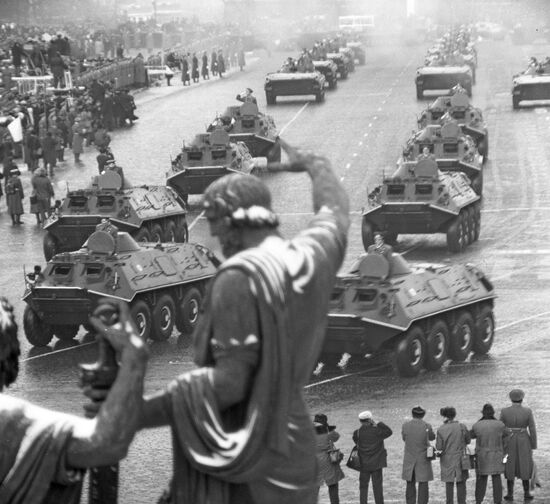 Military parade on Red Square