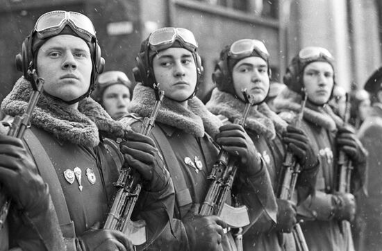 Military parade on Red Square