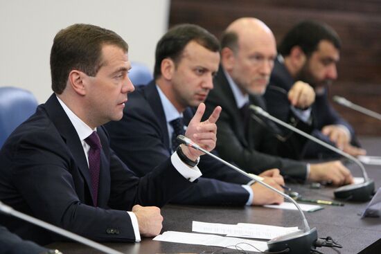 Dmitry Medvedev attends St.Petersburg Economice Forum 2010