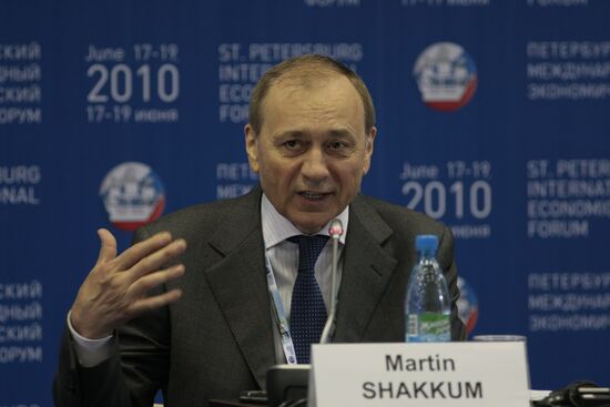 Martin Shakkum, St.Petersburg Economic Forum