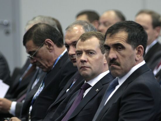 Yunus-bek Yevkurov and Dmitry Medvedev
