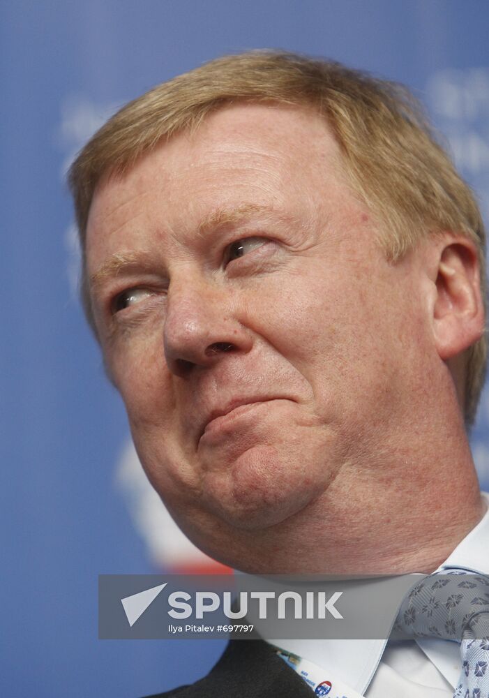 Anatoly Chubais, St.Petersburg Economic Forum