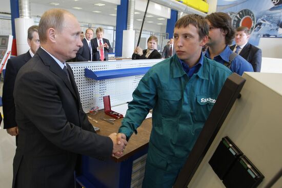 Vladimir Putin on working visit to Yaroslavl region