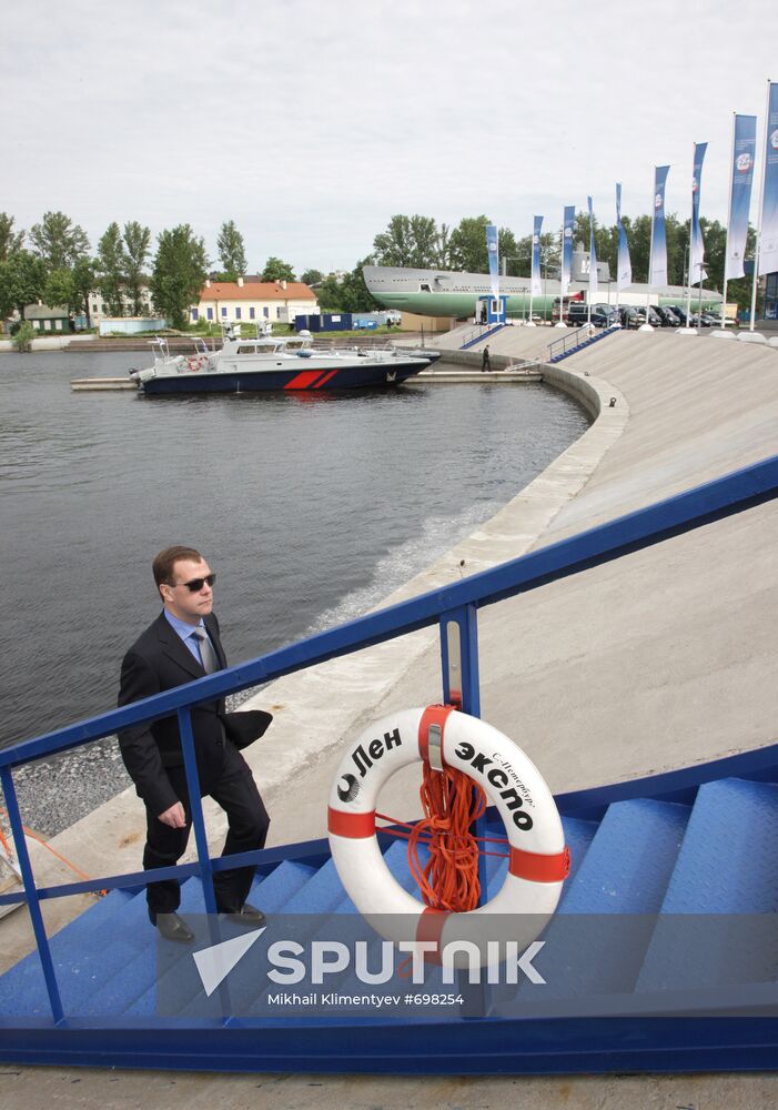 Dmitry Medvedev's visit to St Petersburg, Day 3