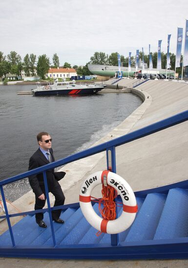 Dmitry Medvedev's visit to St Petersburg, Day 3