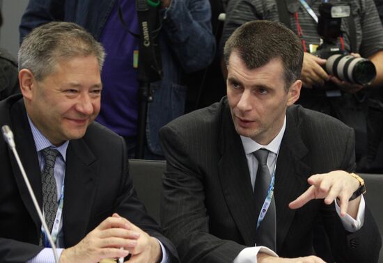 Leonid Reiman and Mikhail Prokhorov