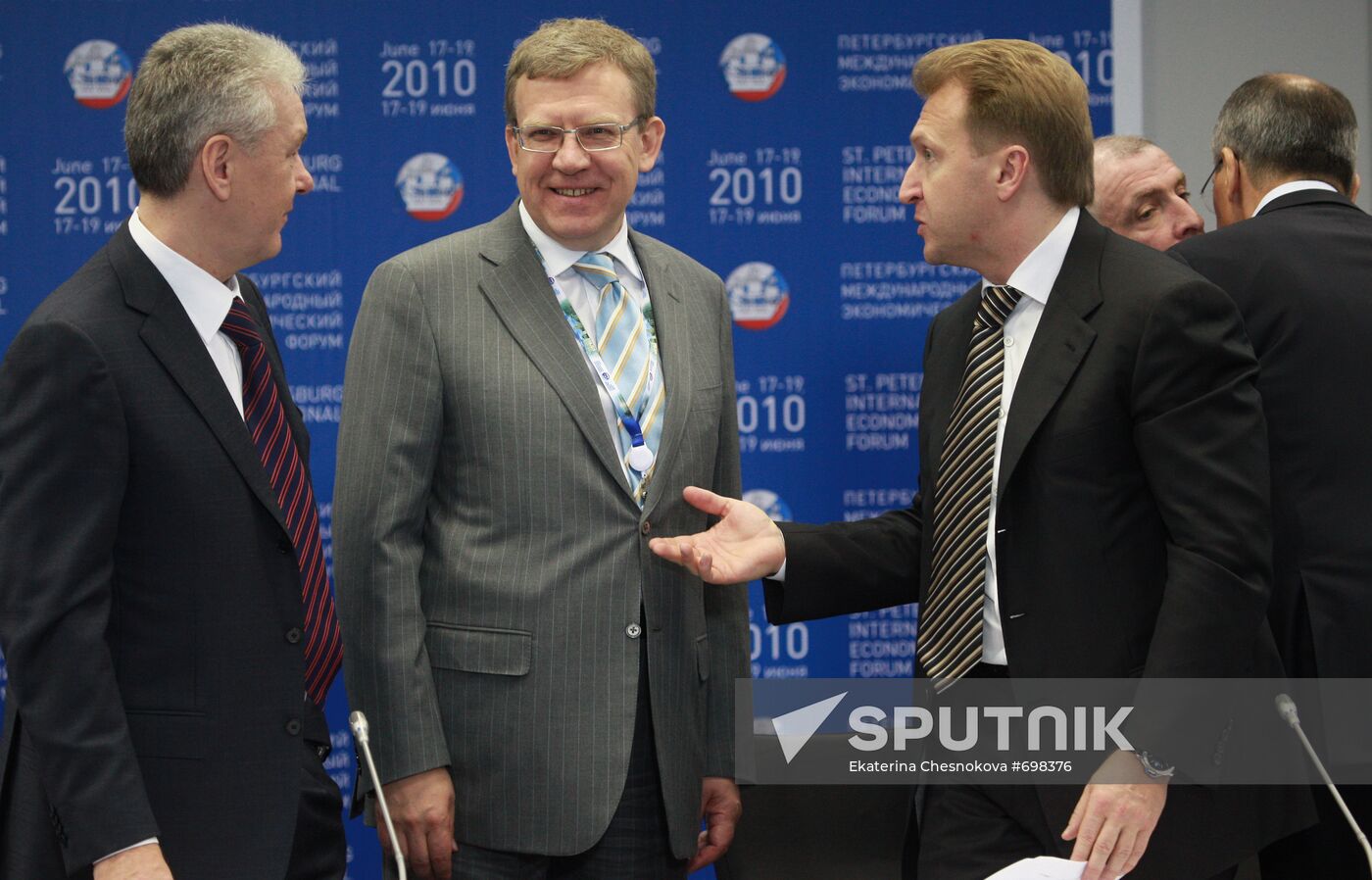 Sergei Sobyanin, Alexei Kudrin and Igor Shuvalov