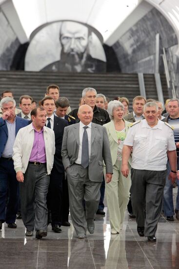 Pyotr Biryukov, Yury Luzhkov and Dmitry Gayev