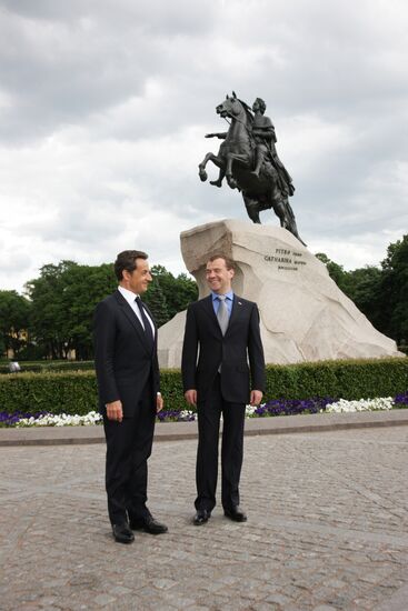 Dmitry Medvedev's visit to St. Petersburg: Day 3