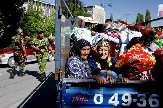 Kyrgyz town of Osh after ethnic clashes