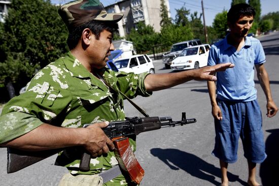 Kyrgyz town of Osh after ethnic clashes